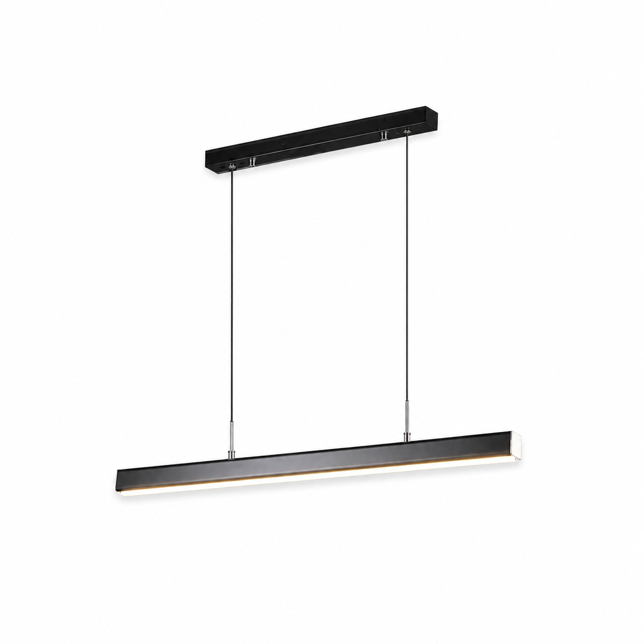 Modern Linear Metal LED Pendant Light
