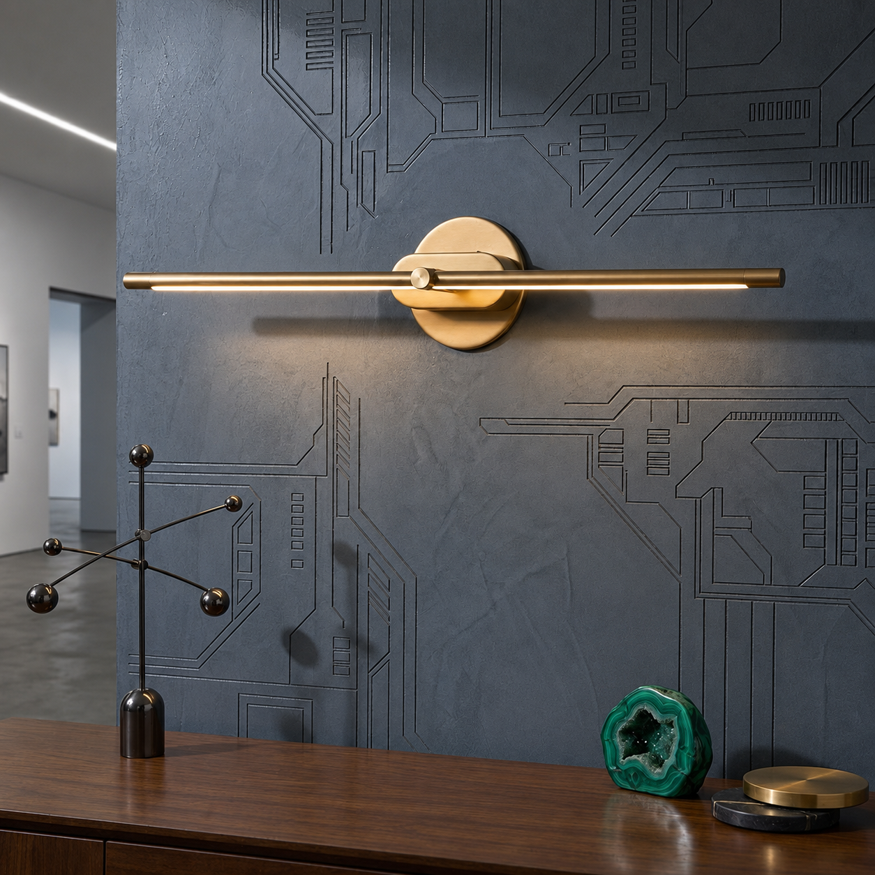 Ovelle Minimalist Rechargeable Wall Light