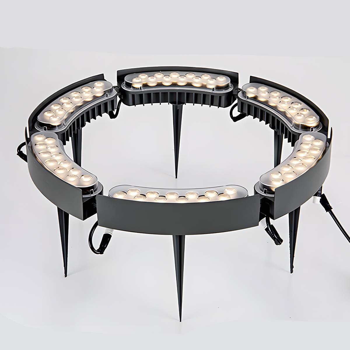 24V Low Voltage Tree Lights Outdoor — Waterproof LED Arc Spot Lights for Gardens