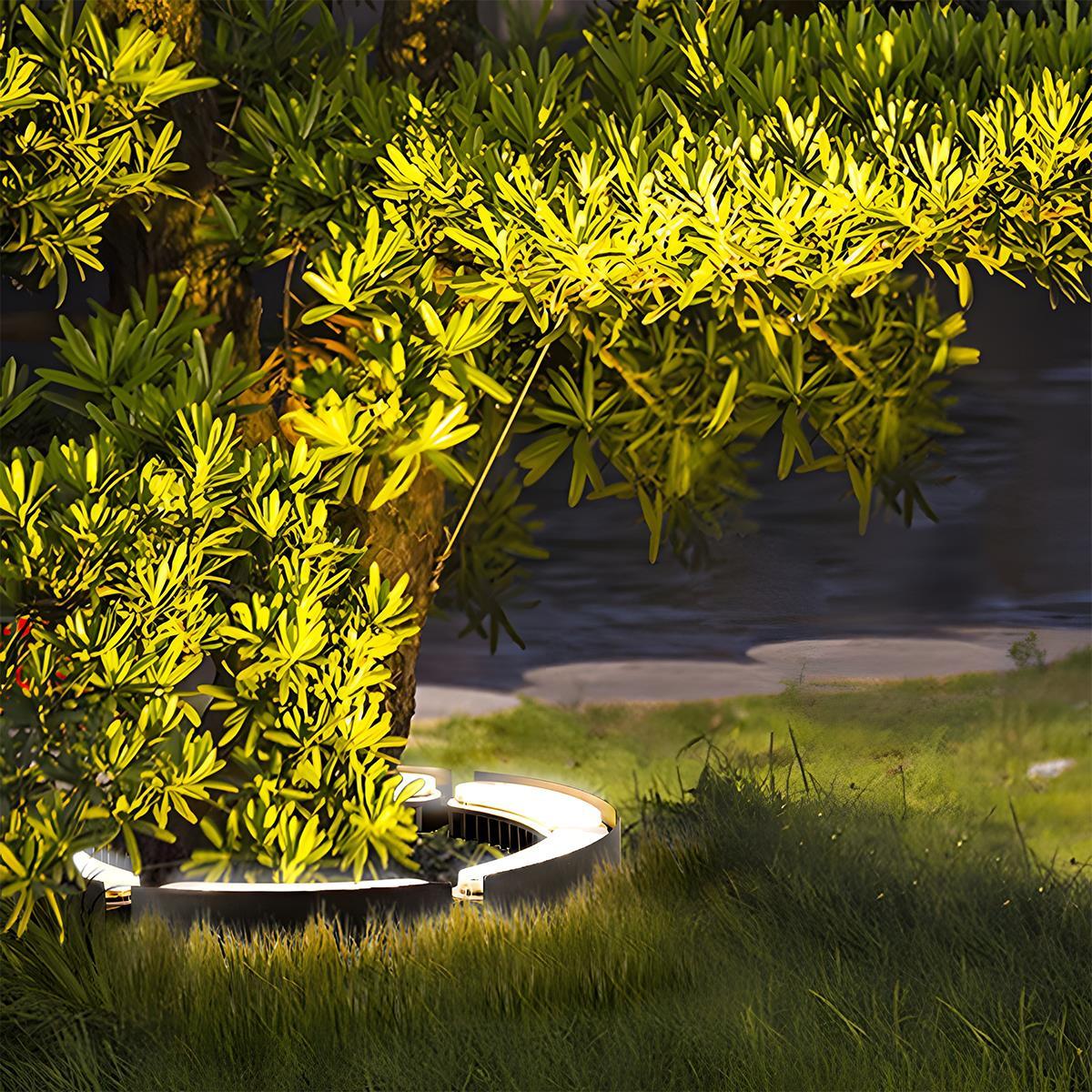 24V Low Voltage Tree Lights Outdoor — Waterproof LED Arc Spot Lights for Gardens