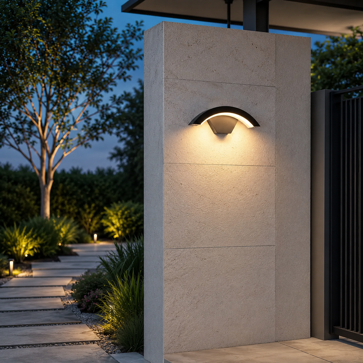 LED Wall Light Outdoor Downlights Porch Wall Mounted Sconce