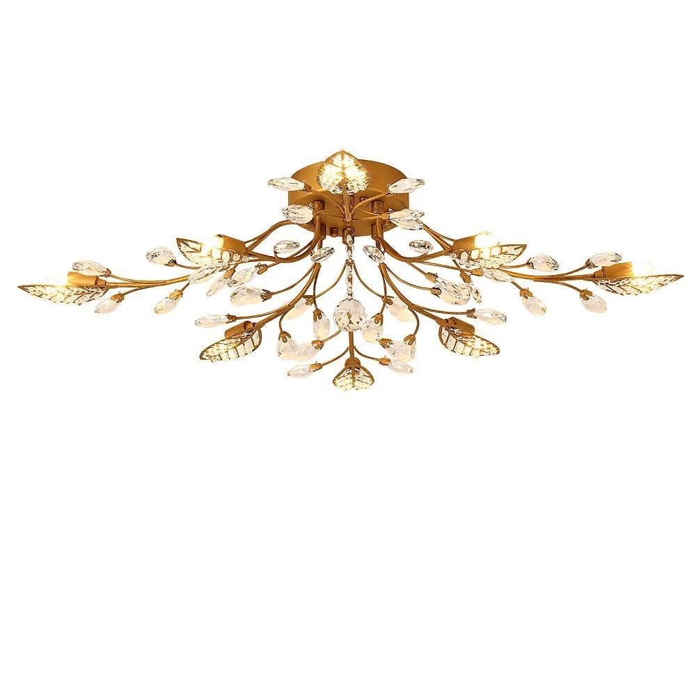 Branch Chandelier Modern Vintage Crystal LED Light