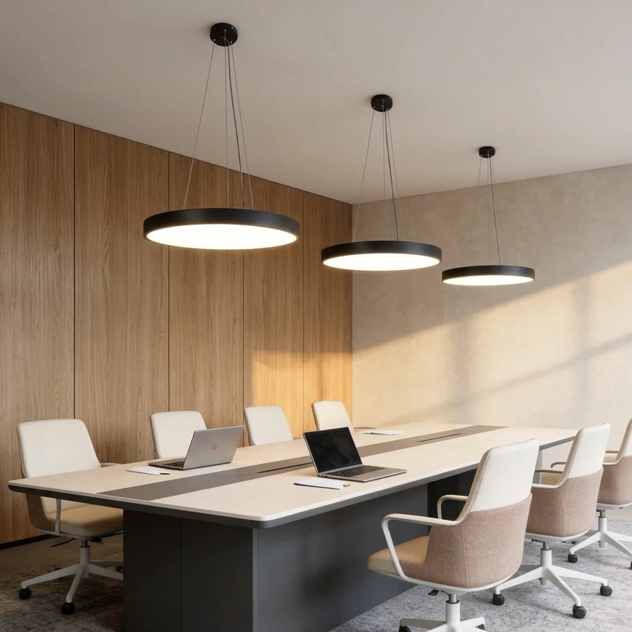 Round Pendant Lights Minimalist Metal Ceiling Light