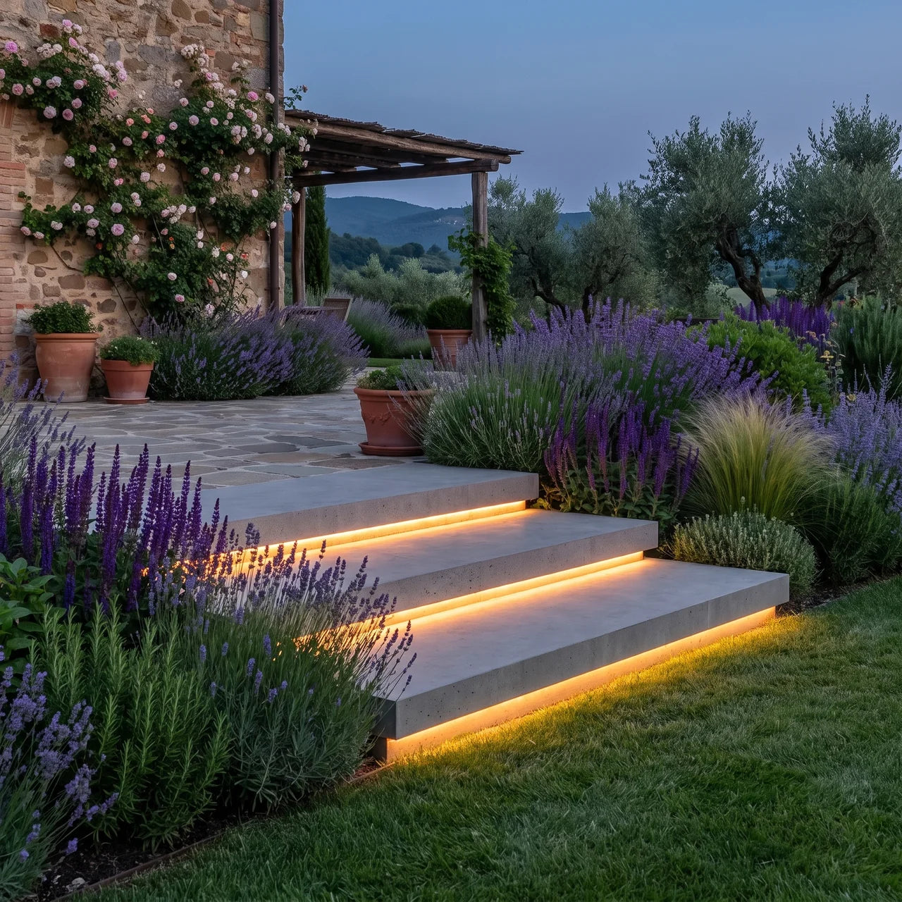 Outdoor Embedded LED Light Strips Modern Flexible Light