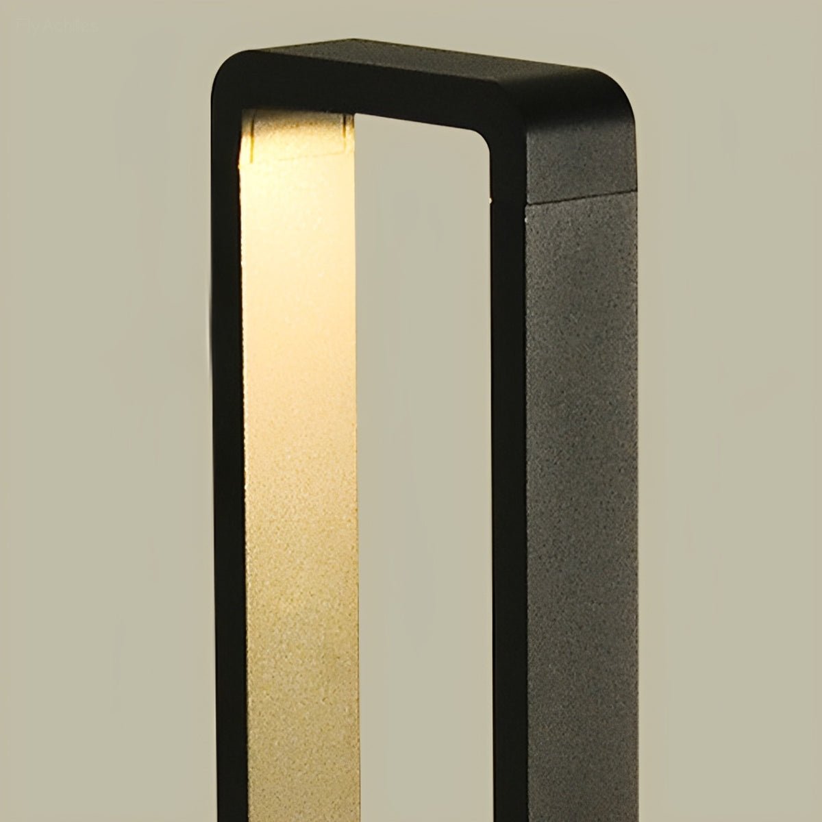 Modern Rectangular Frame Waterproof Outdoor Bollard Parth Light