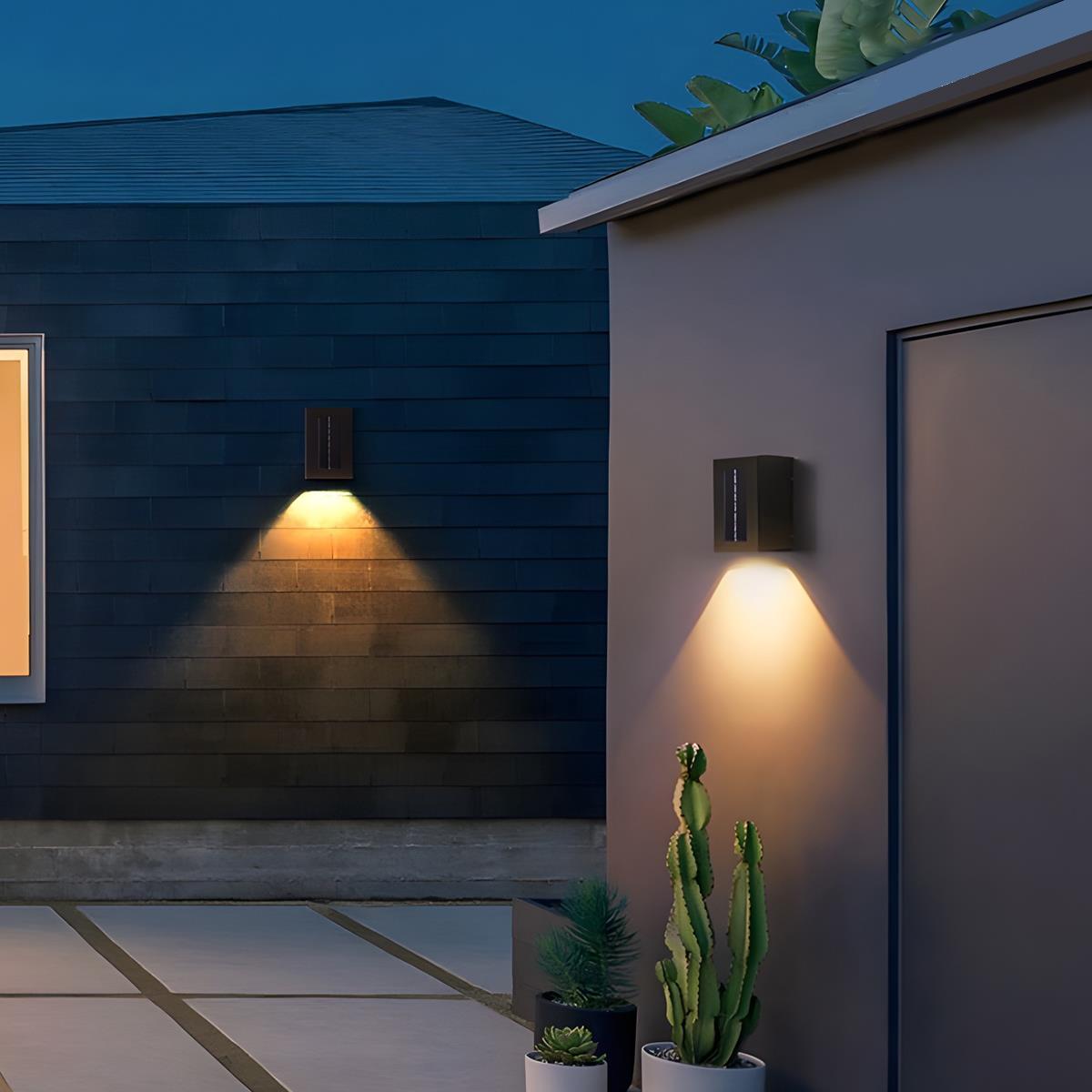 Modern Waterproof Up and Down LED Outdoor Wall Sconces