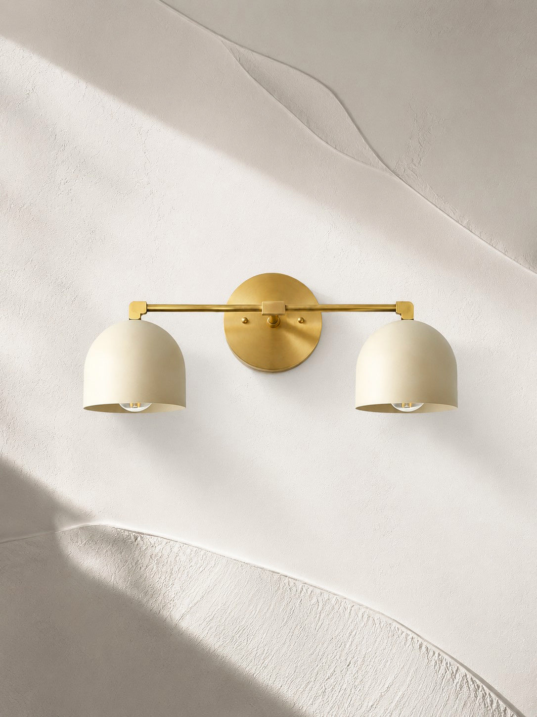 Dome Vanity Wall Light – Mid-Century Fixture for Bathroom