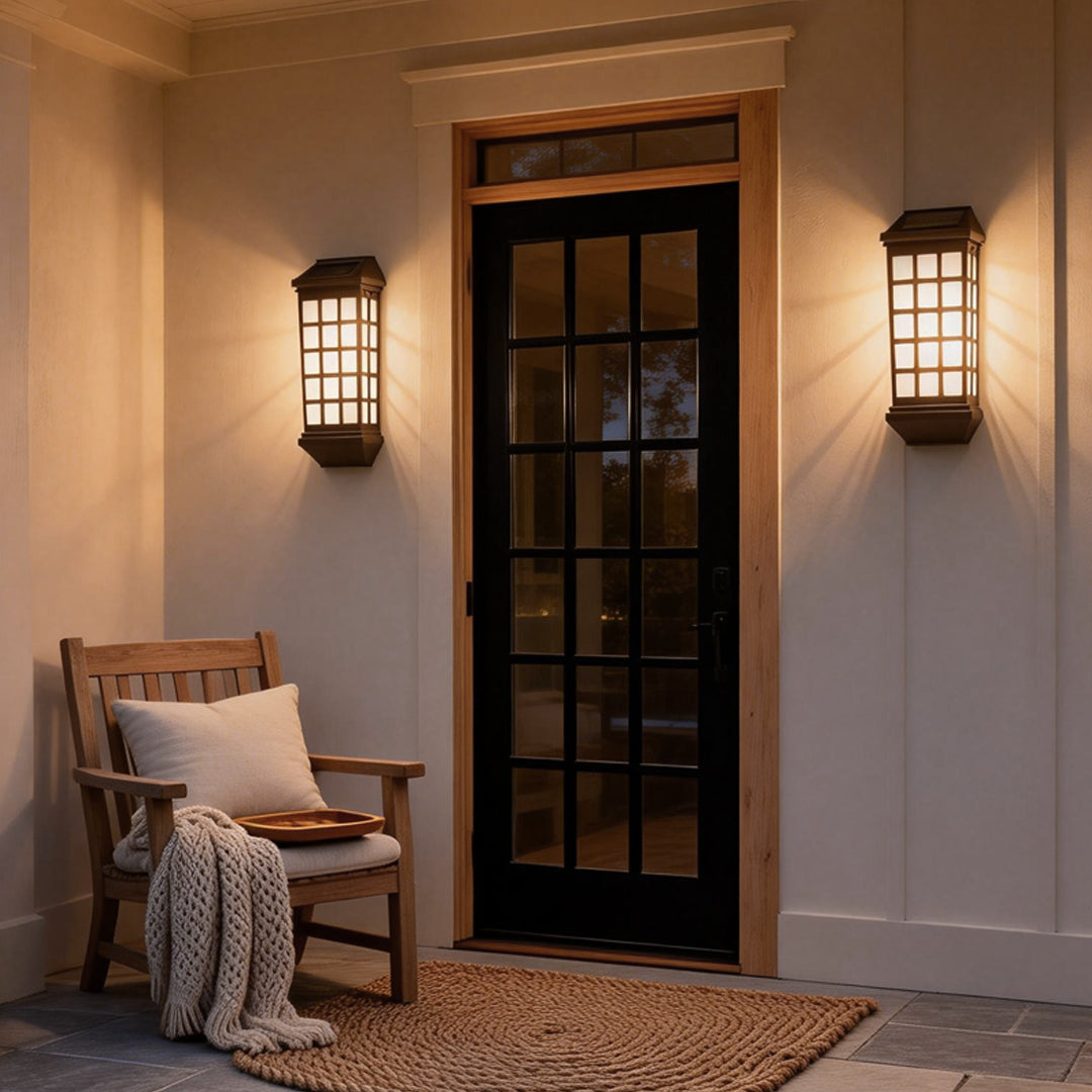 Solar Light Outdoor Wall LED Modern Coffee Outdoor Light