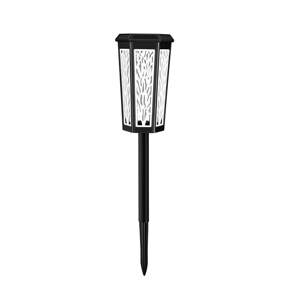 Solar Stake Light Patterned Shadow Pathway Landscape Light