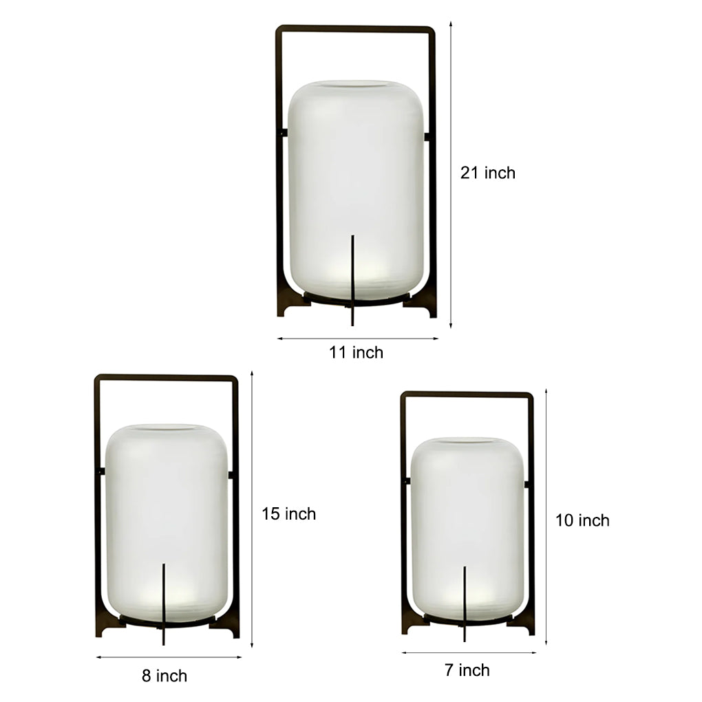 Outdoor Modern Handle Lantern Modern Waterproof LED Light