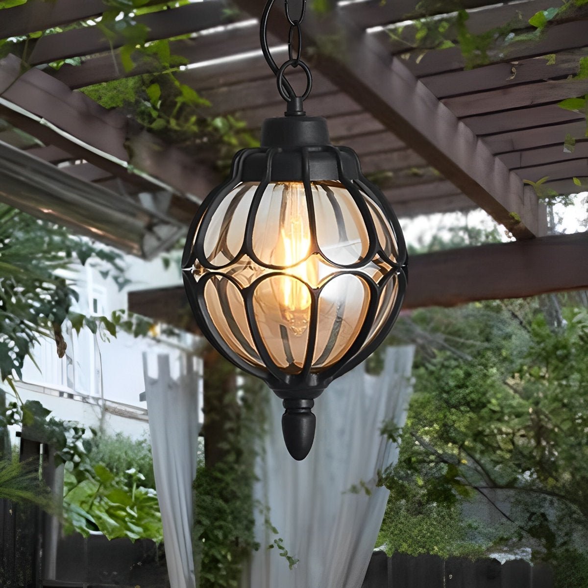 Waterproof Aluminum Ball Outdoor Chandelier Light Hanging Pendan Light