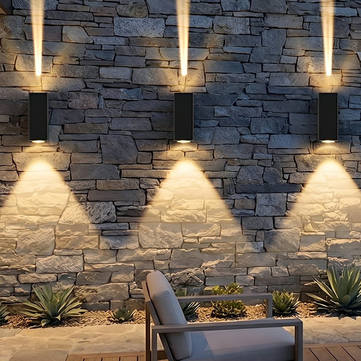 Waterproof Up and Down LED Outdoor Wall Light Spotlight