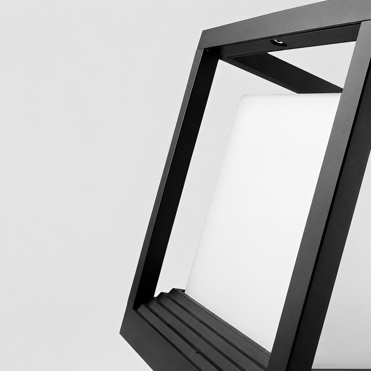 Garden Pedestal Lights Minimalist Square Waterproof LED Light