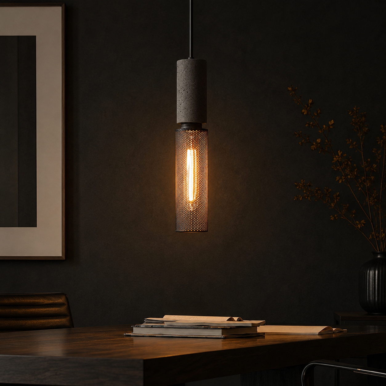 Concrete Industry Pendant Lamp