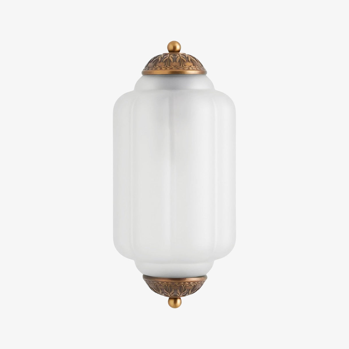 Vintage Milk Glass Flush Eloise Wall Sconce for Bedside Hallway