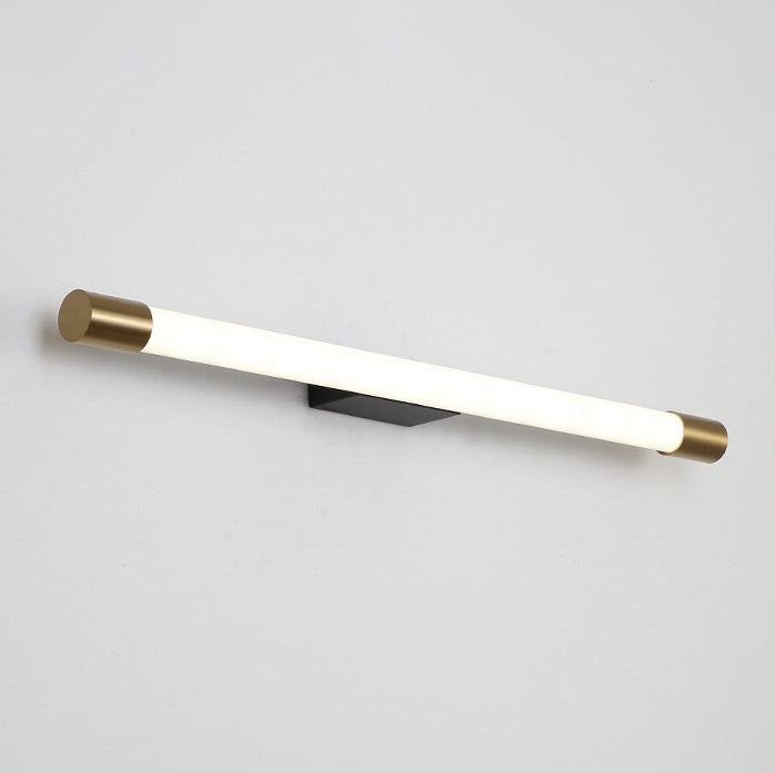 Modern Minimalist Vanity Thin Tube Aluminum PC LED  Wall Sconce Lamp for Living Room