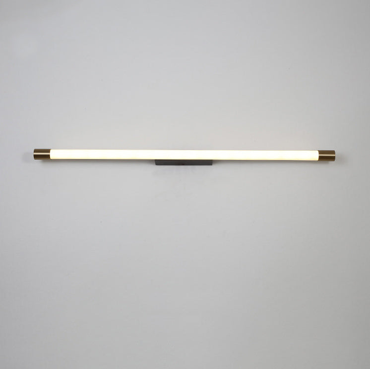 Modern Minimalist Vanity Thin Tube Aluminum PC LED  Wall Sconce Lamp for Living Room