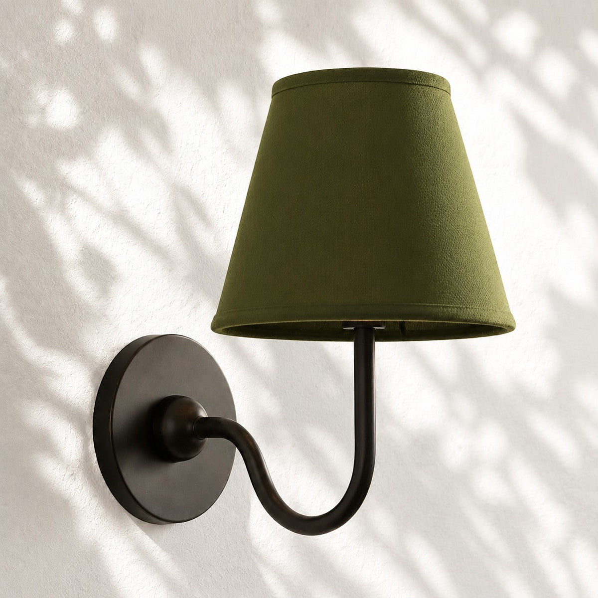 Fabric Shade Wall Sconce with Drum Shade - Classic Pleated Sconce Light