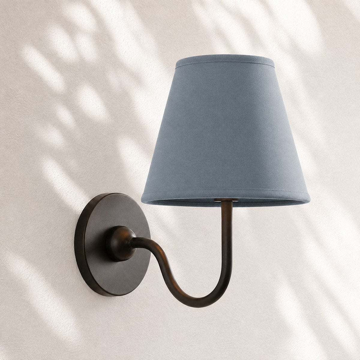 Fabric Shade Wall Sconce with Drum Shade - Classic Pleated Sconce Light