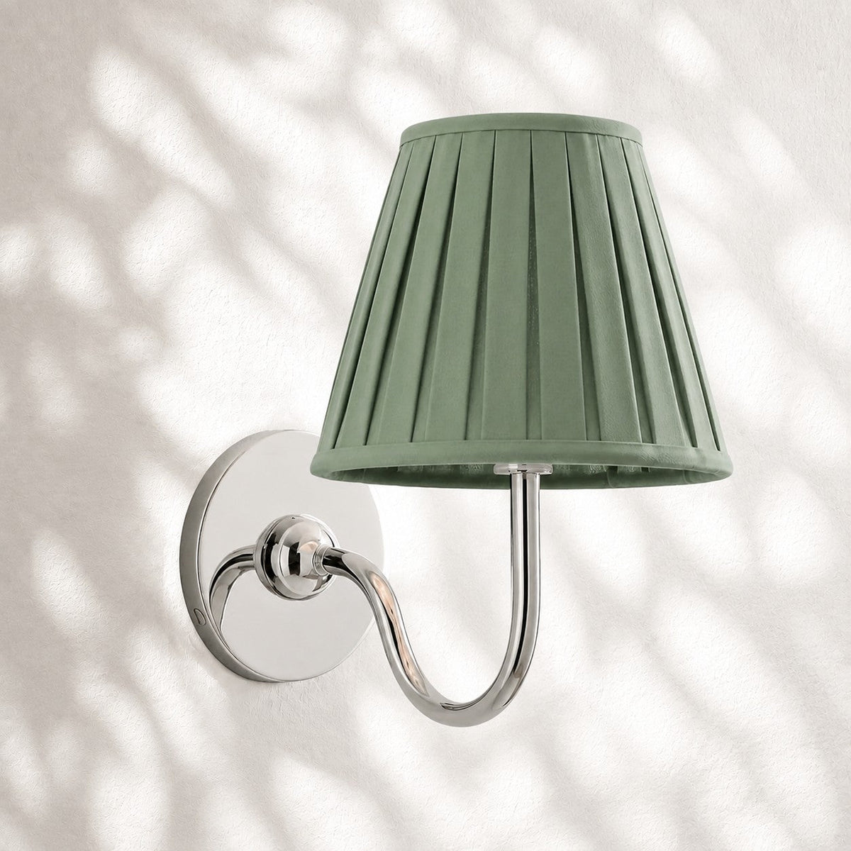 Fabric Shade Wall Sconce with Drum Shade - Classic Pleated Sconce Light