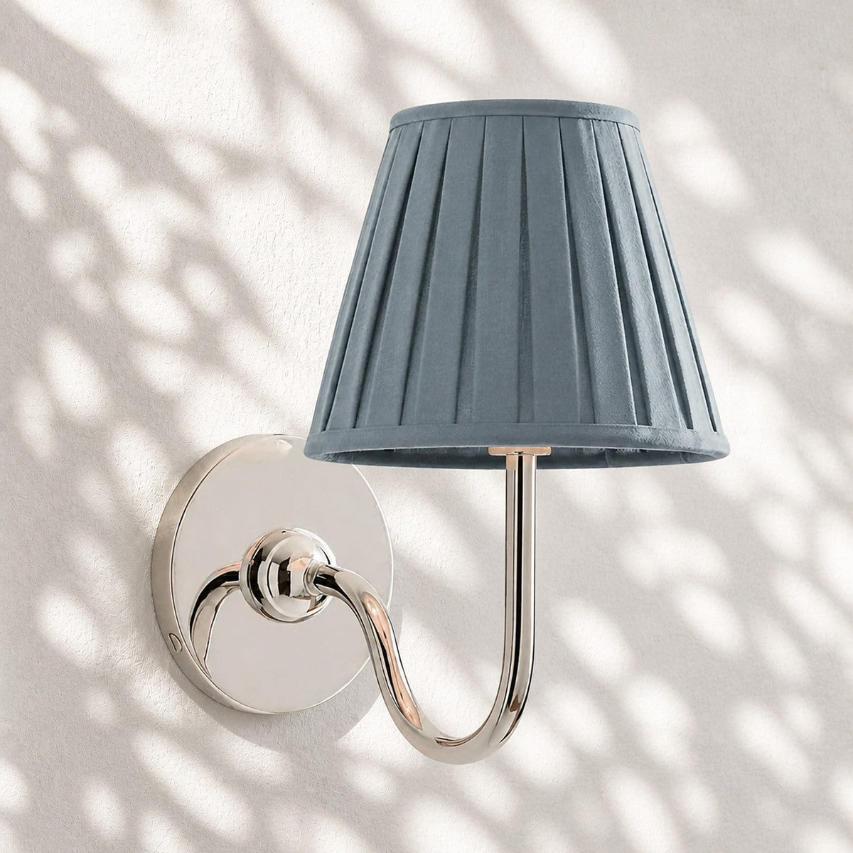 Fabric Shade Wall Sconce with Drum Shade - Classic Pleated Sconce Light