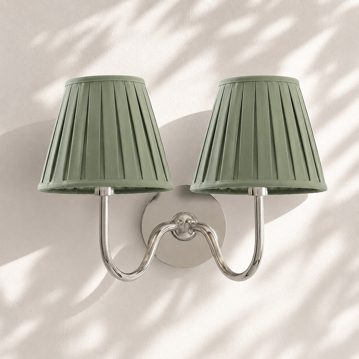 Fabric Shade Wall Sconce with Drum Shade - Classic Pleated Sconce Light