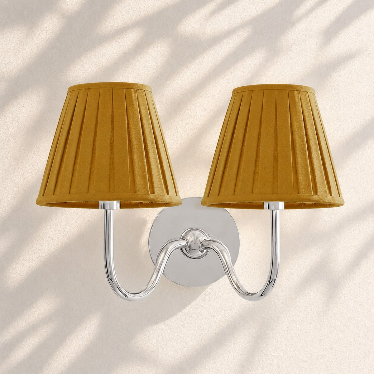Fabric Shade Wall Sconce with Drum Shade - Classic Pleated Sconce Light