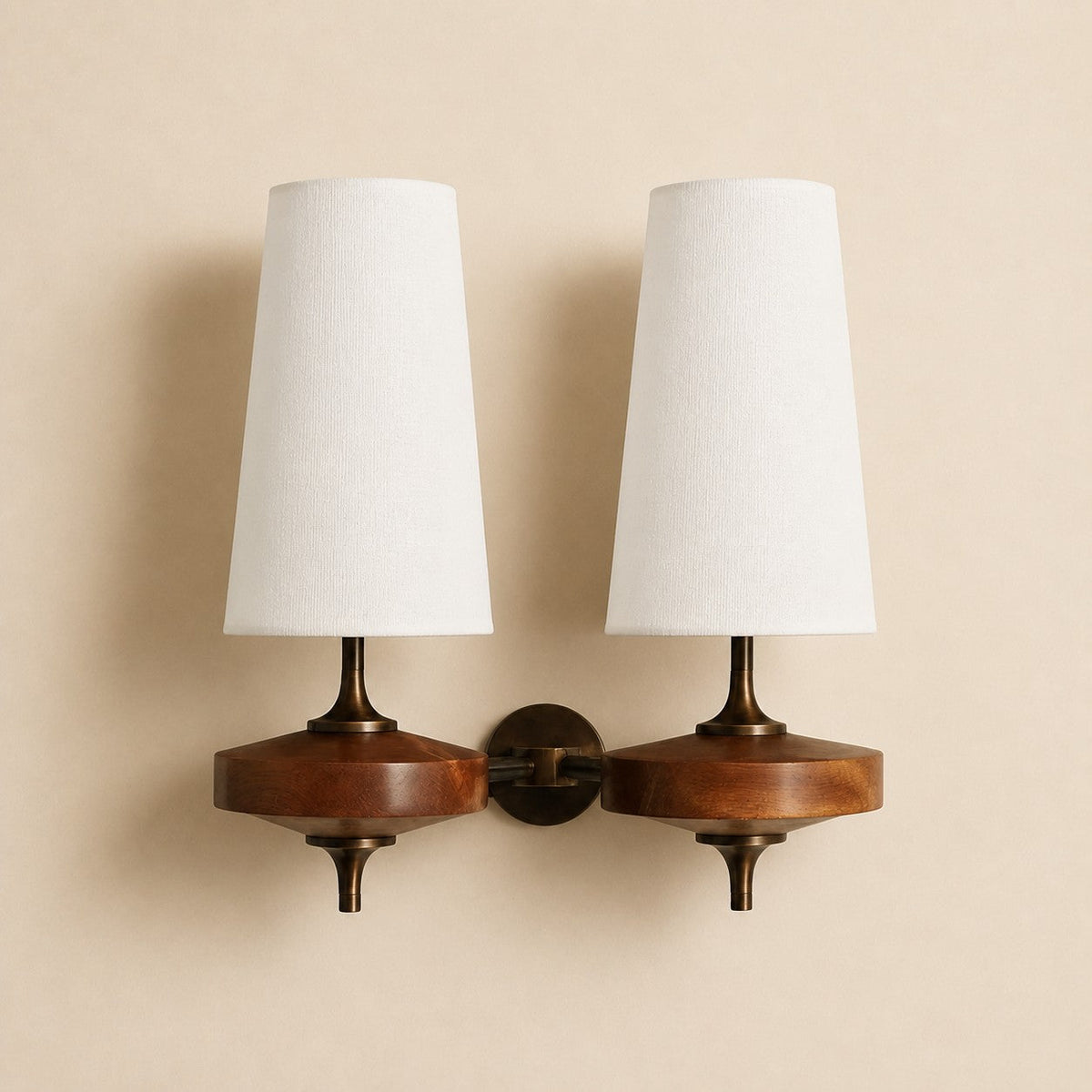 Retro Fabric Shade Wall Sconce – Classic Fabric Lighting For Bedroom