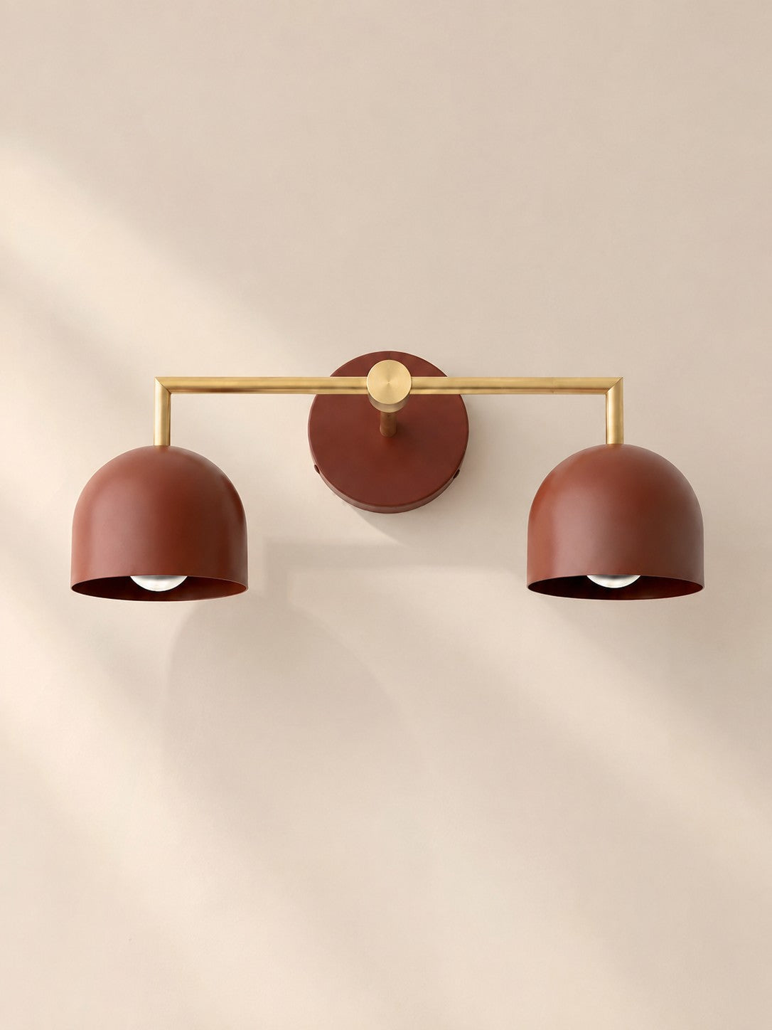 Dome Farmhouse Vanity Wall Sconce – Rustic Bathroom colorful Vanity Light Fixture