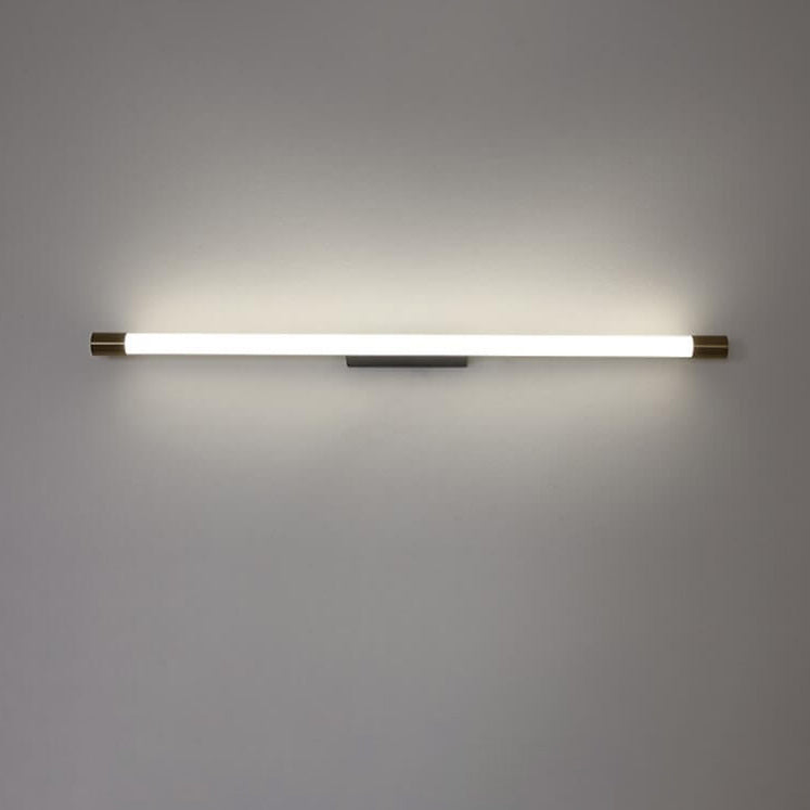 Modern Minimalist Vanity Thin Tube Aluminum PC LED  Wall Sconce Lamp for Living Room