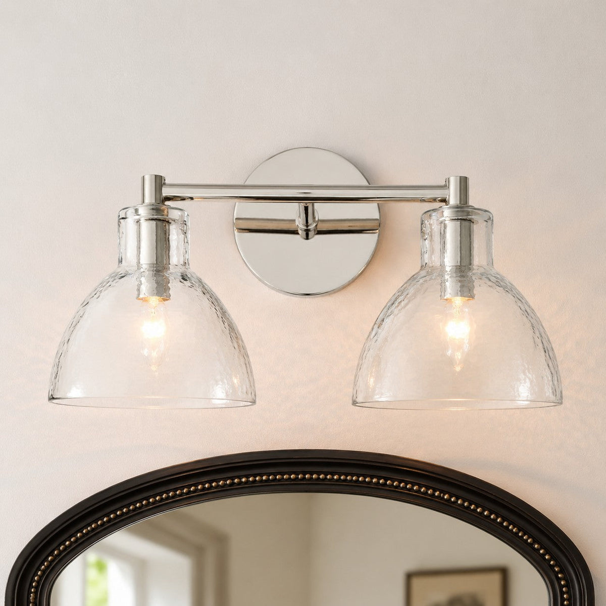 Recycled Glass Wall Sconce - Modern Bathroom Vanity Light