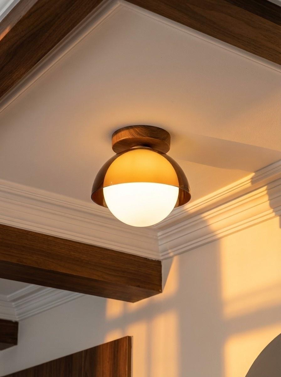 Sunset Afterglow Vintage Ceiling Light for Hallway and Entryway Modern Ambient Lighting