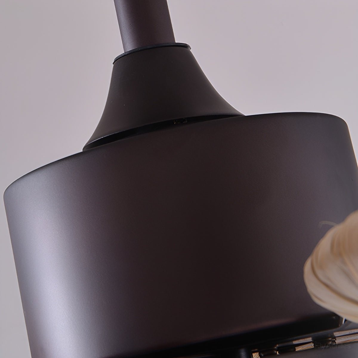 Palm Leaf Ceiling Fan with Silent DC Motor Frequency Conversion Remote Control For Bedroom
