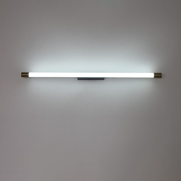 Modern Minimalist Vanity Thin Tube Aluminum PC LED  Wall Sconce Lamp for Living Room