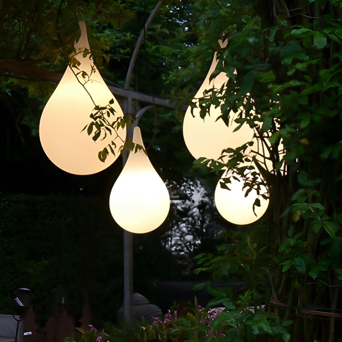 Waterproof Water Drop Outdoor Hanging Light