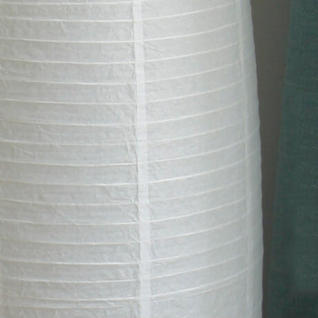 Nordic Minimalist Rice Paper Column 2-Light Standing Floor Lamp