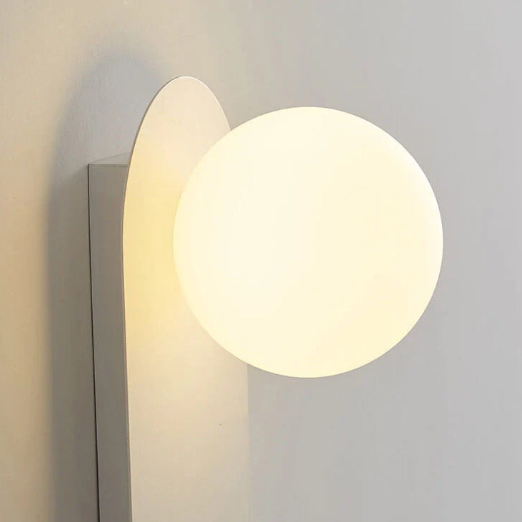 Nordic Minimalist Glass Ring Base 1-Light Wall Sconce Lamp