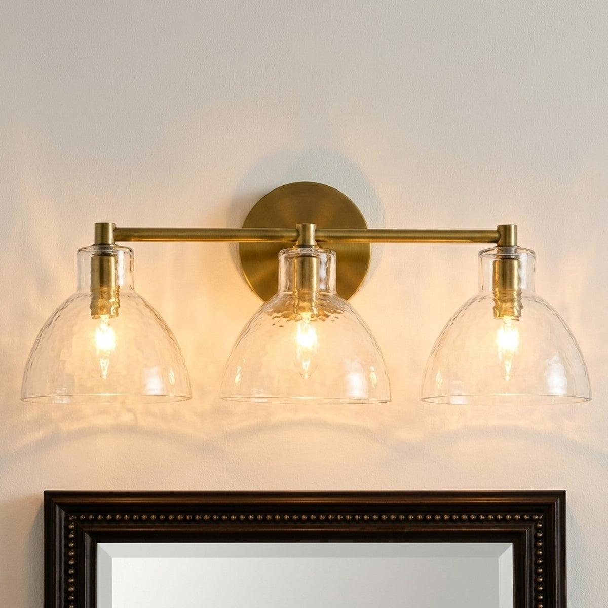 Recycled Glass Wall Sconce - Modern Bathroom Vanity Light