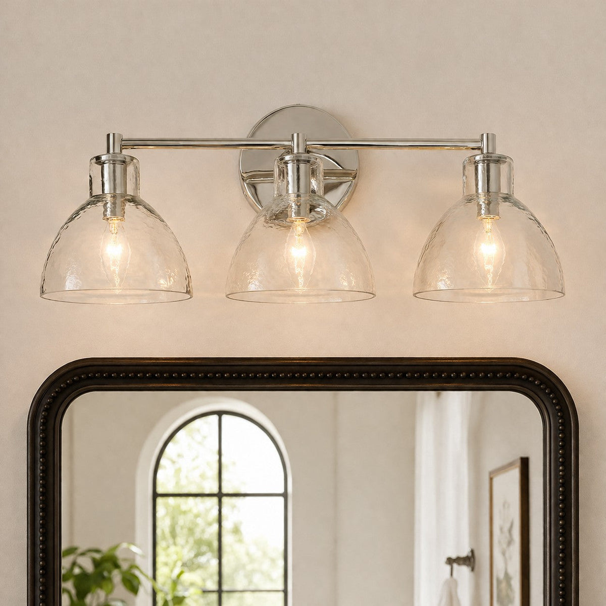 Recycled Glass Wall Sconce - Modern Bathroom Vanity Light
