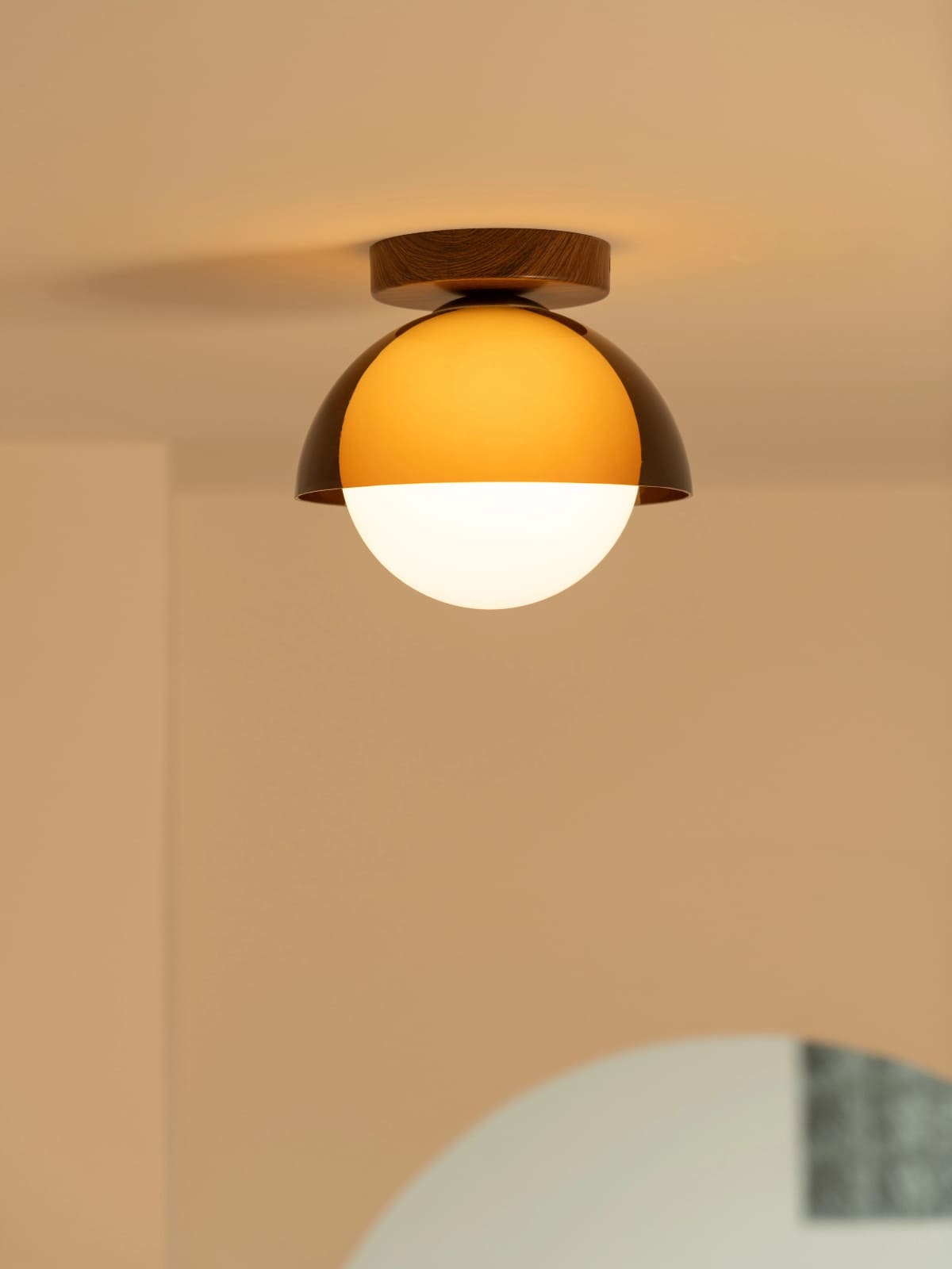 Sunset Afterglow Vintage Ceiling Light for Hallway and Entryway Modern Ambient Lighting