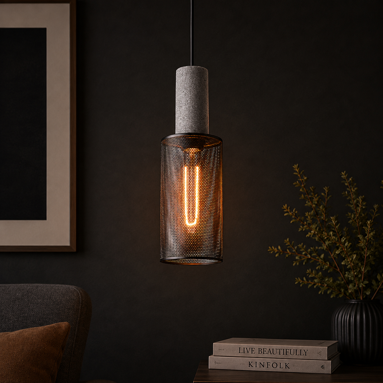Concrete Industry Pendant Lamp