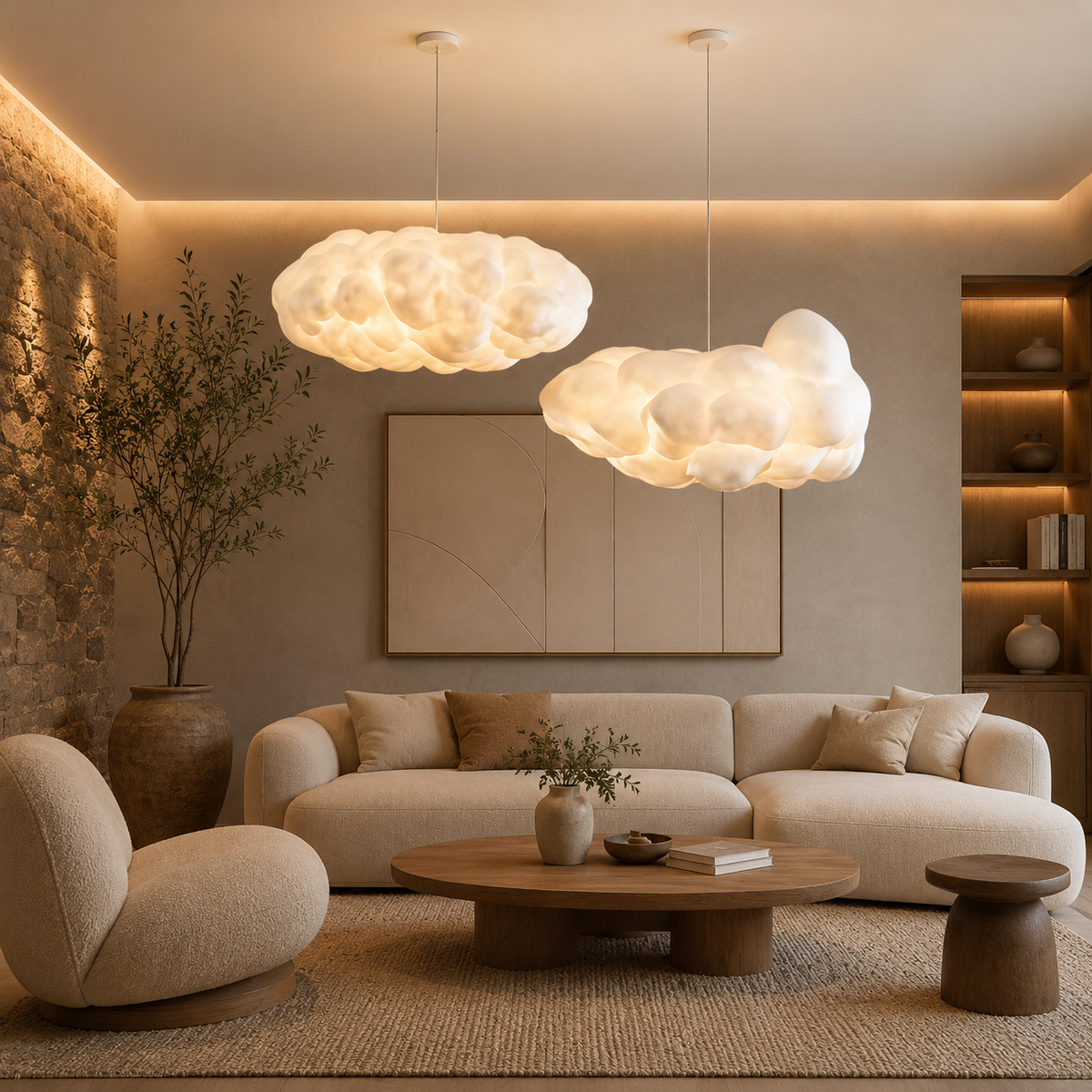 Cloud like Pendant Light Modern Art Design Ceiling Light