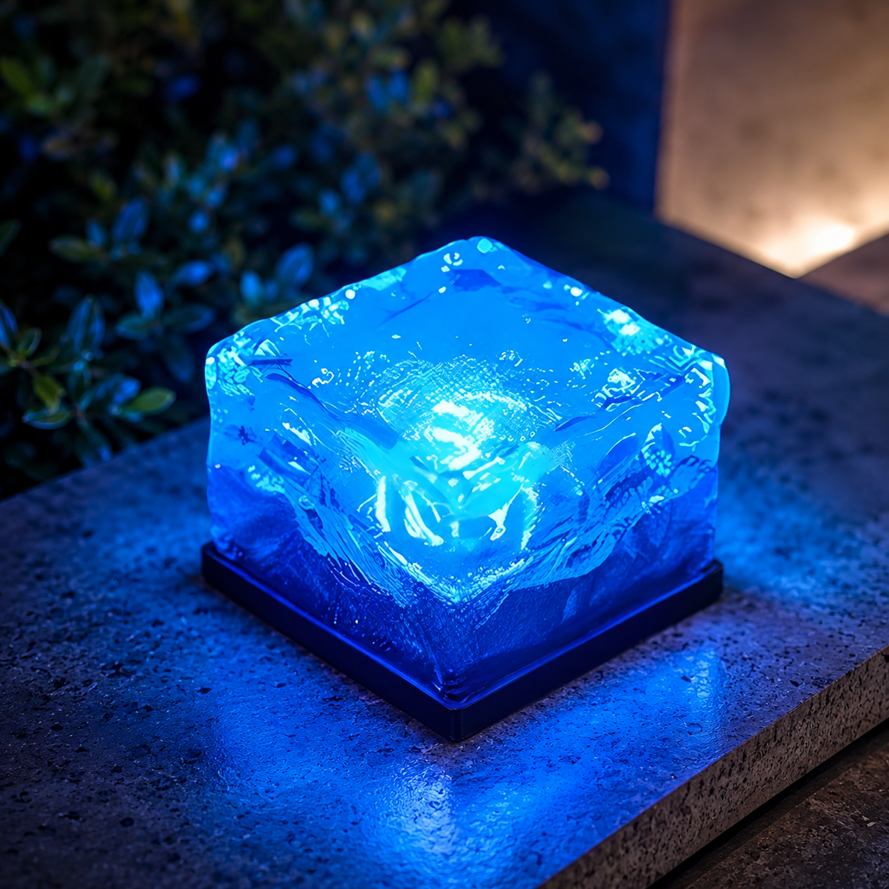 Outdoor Ice Cube Lights Modern Intelligent Solar Step Light