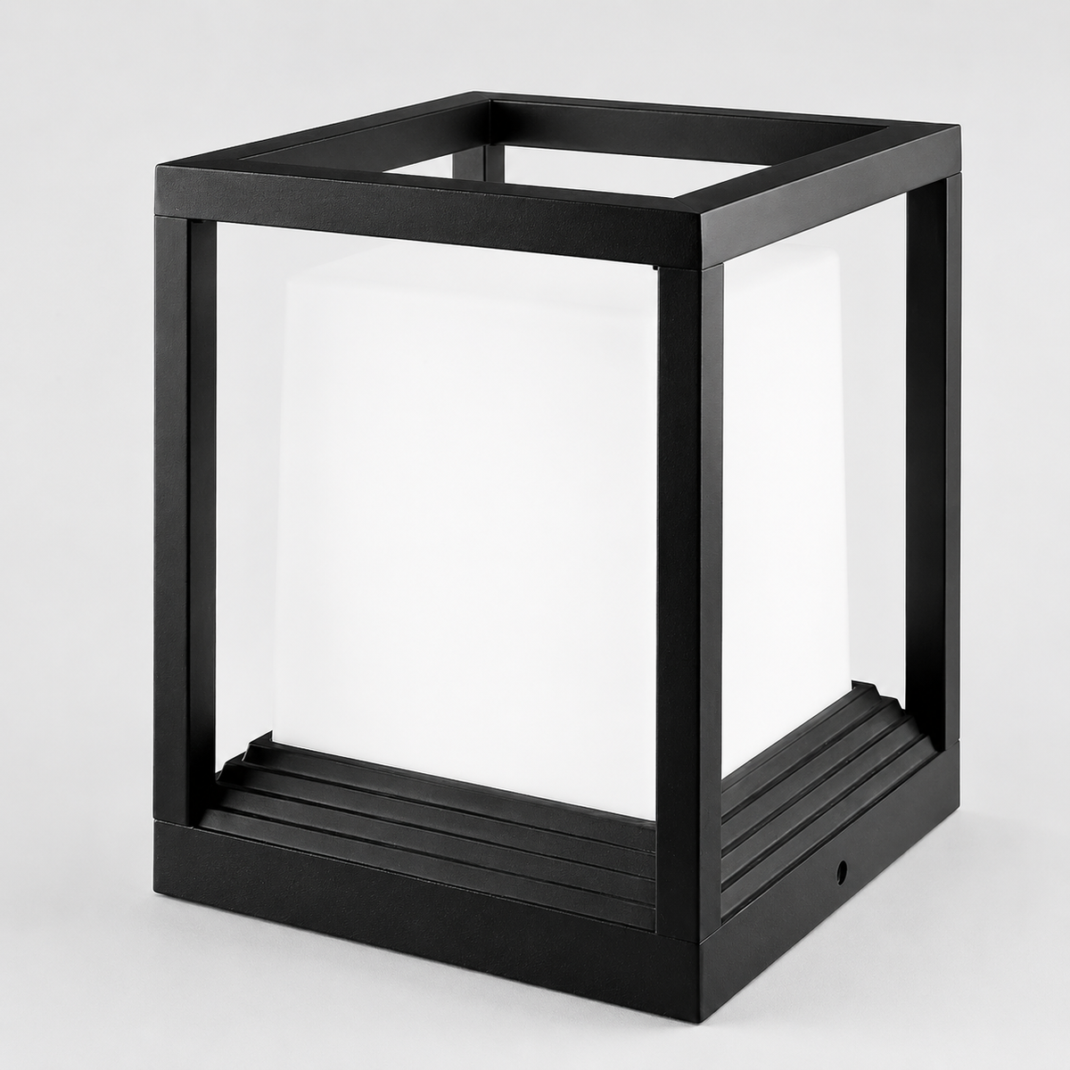 Garden Pedestal Lights Minimalist Square Waterproof LED Light