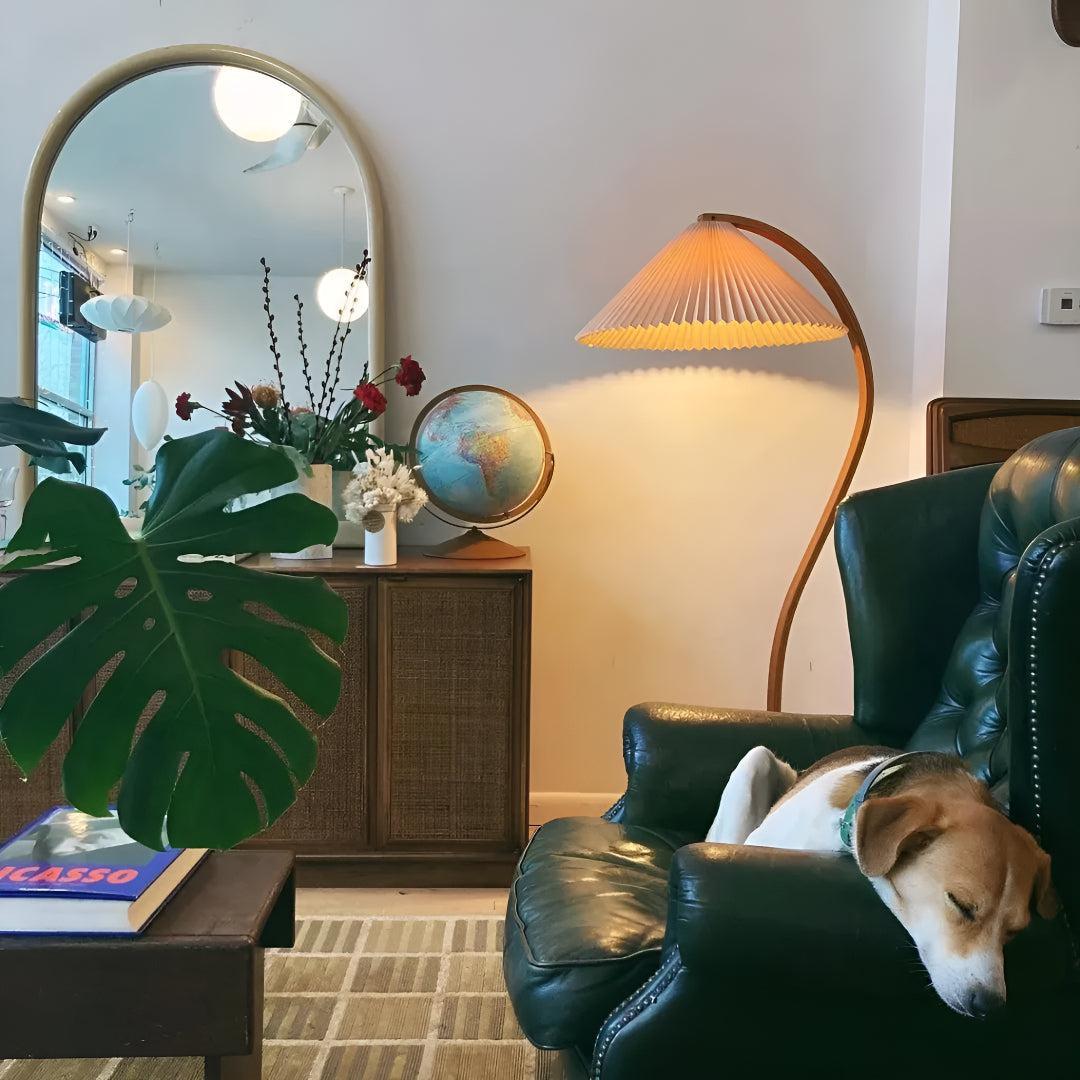 Arc Floor Lamp With Modern Shade Design
