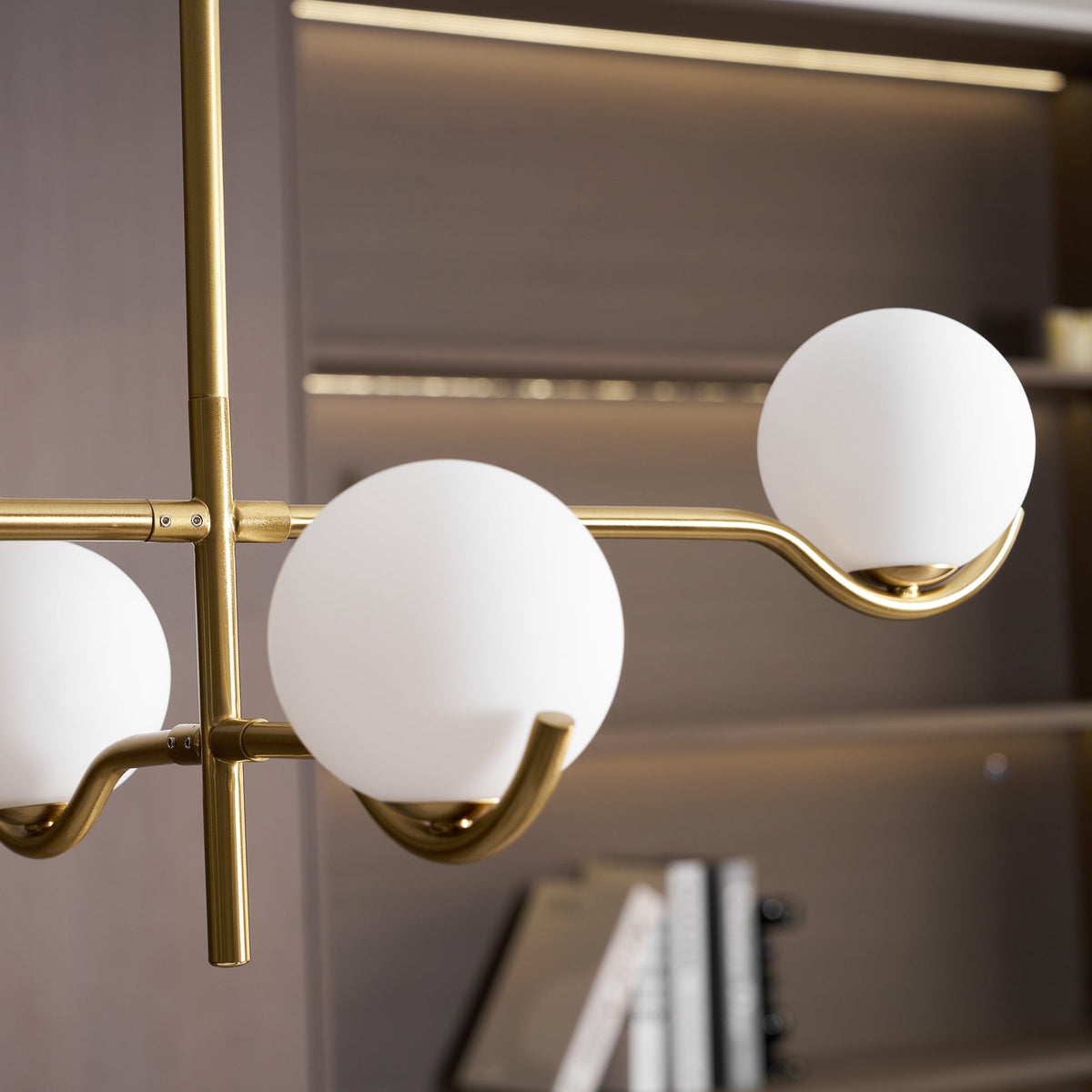 White Bubble Design Glass Pendant Light