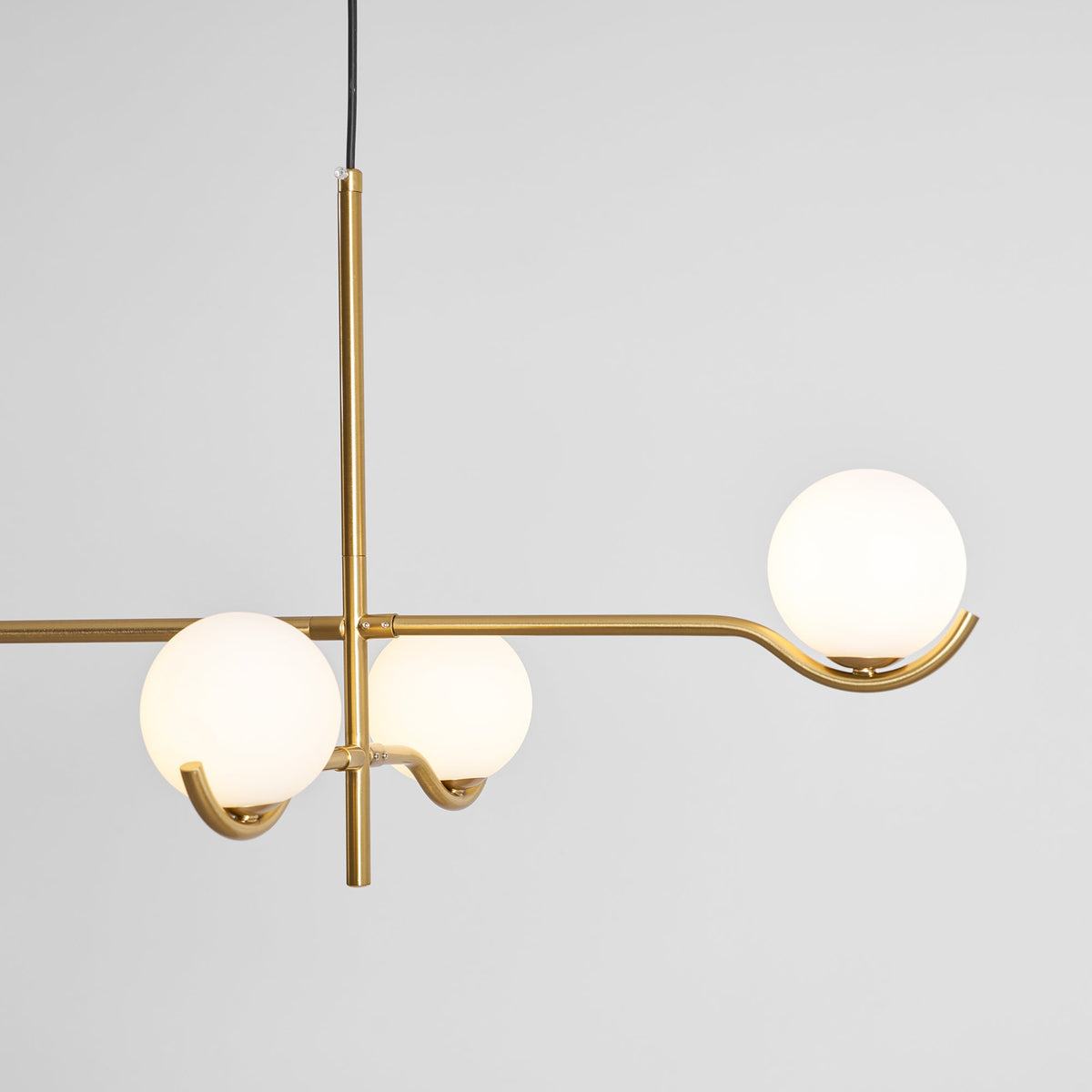 White Bubble Design Glass Pendant Light