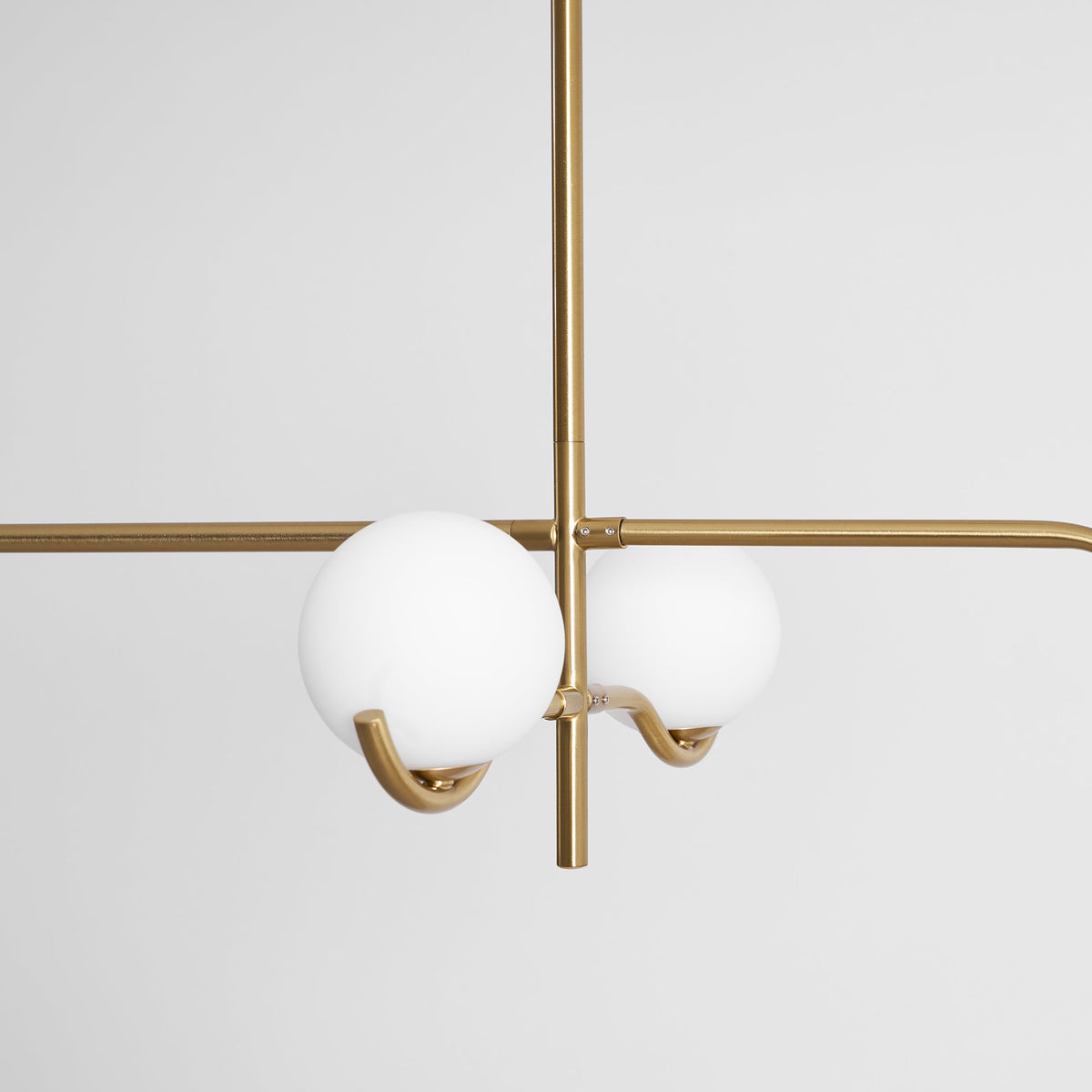 White Bubble Design Glass Pendant Light