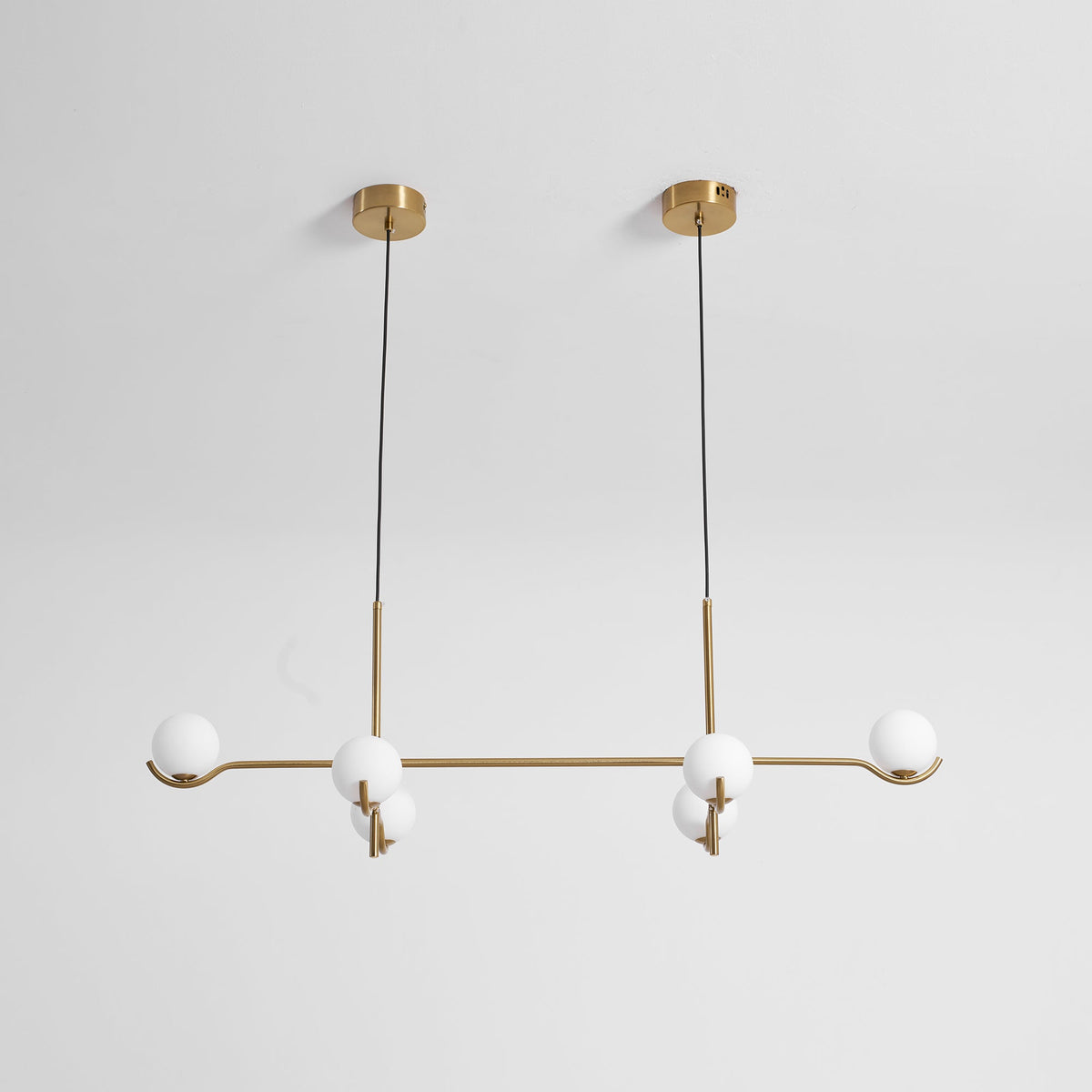 White Bubble Design Glass Pendant Light