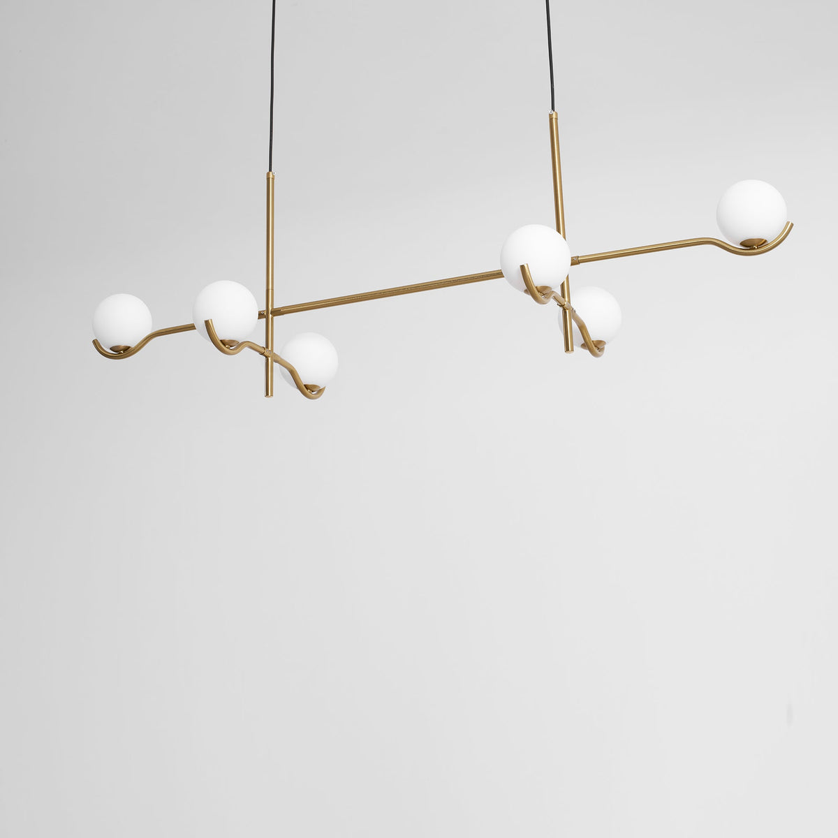 White Bubble Design Glass Pendant Light